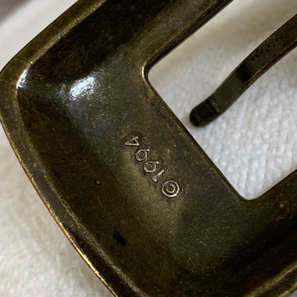 Floral Three tone leather Brighton belt - Picture 12 of 12